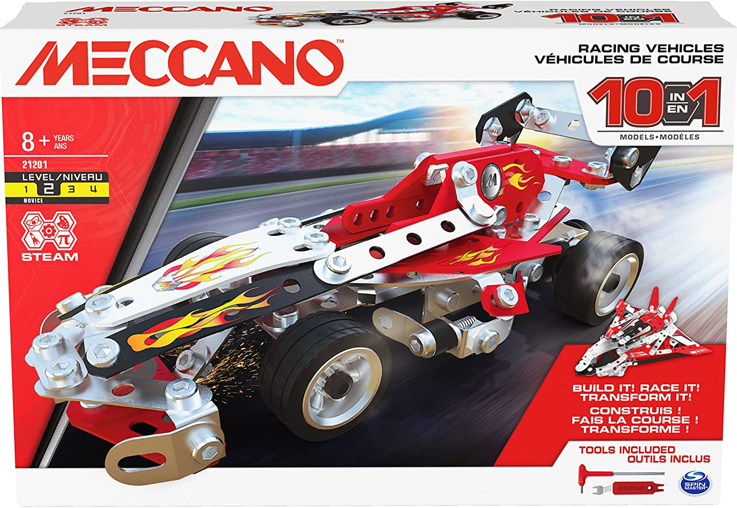 Juego de Construcción 10 en 1 Meccano 225 Piezas - Venta Internacional