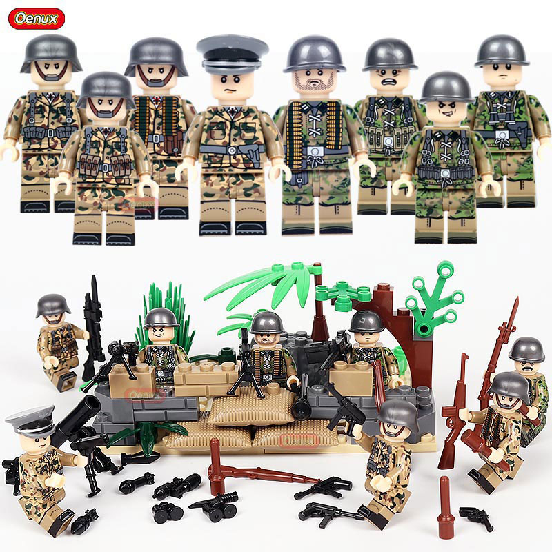 Foto 2 pulgar | Building Block Toy Oenux Ww2 Military Army Mini Us Army - Venta Internacional.