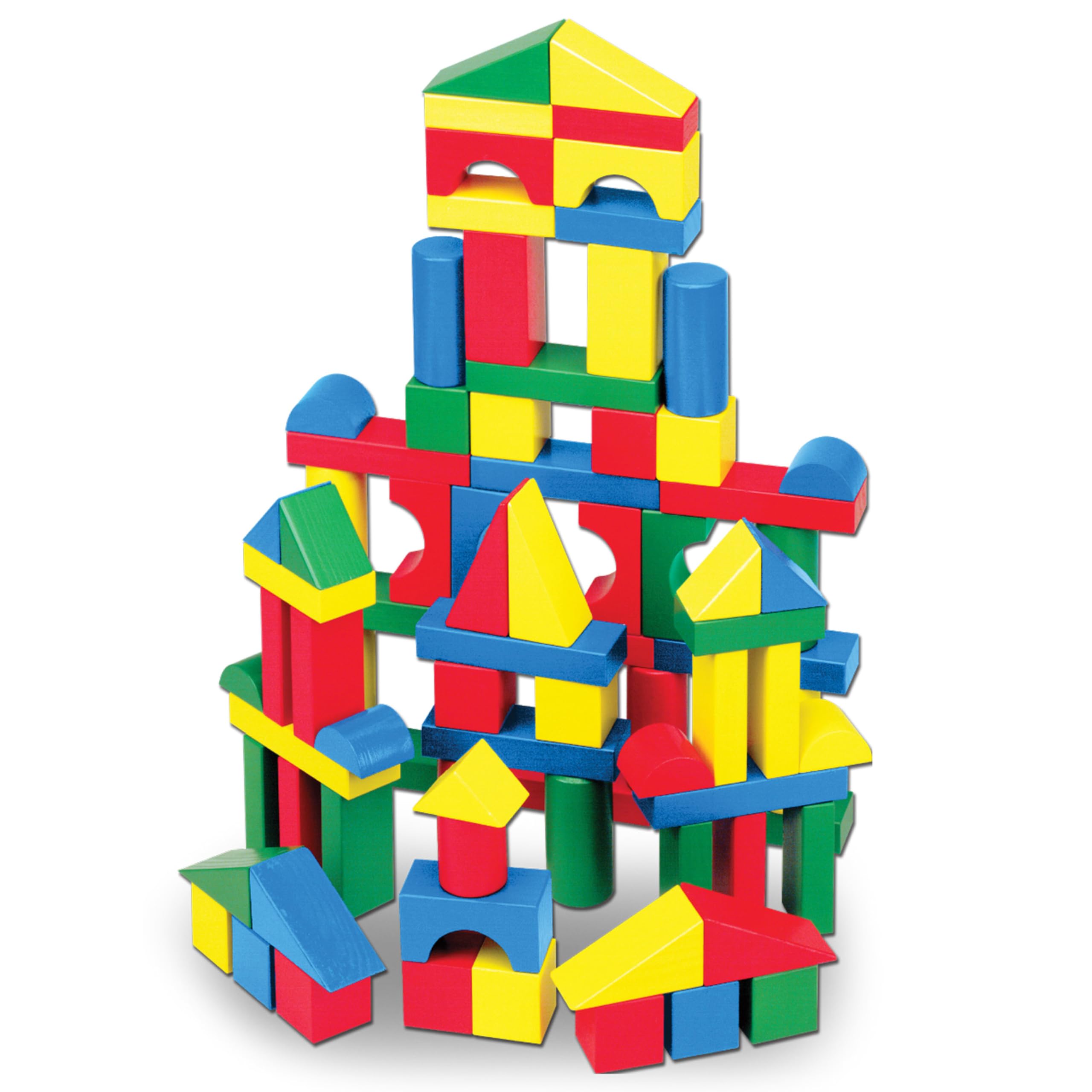 Foto 2 pulgar | Set De Construcción Melissa & Doug, 100 Bloques, 4 Colores Y 9 Formas - Venta Internacional.