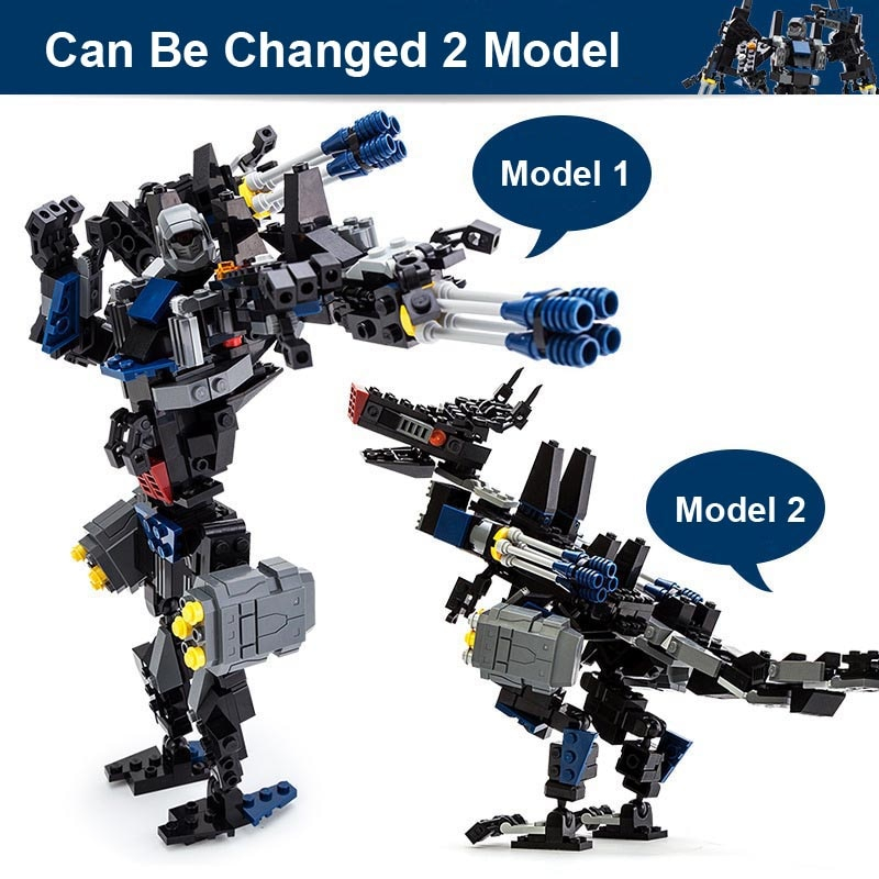 Building Blocks Set Robot Transformation Car 2 En 1 - Venta Internacional.