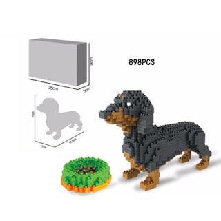Foto 3 | Minischnauze De Peluche Para Mascotas Building Blocks Para Niños Mayores De 6 Años - Venta Internacional.