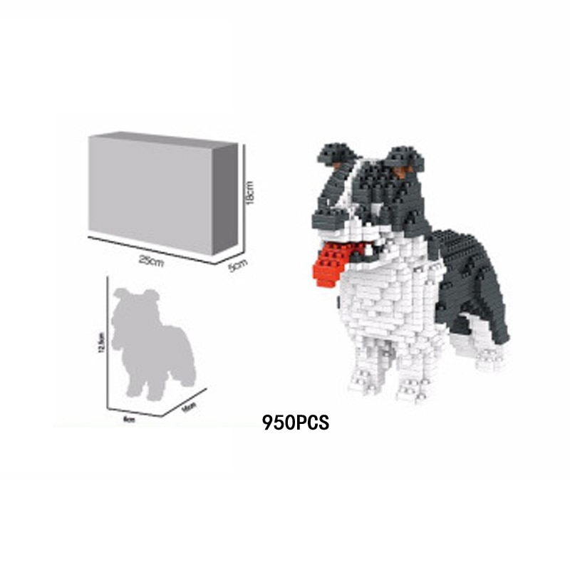 Foto 5 pulgar | Minischnauze De Peluche Para Mascotas Building Blocks Para Niños Mayores De 6 Años - Venta Internacional.