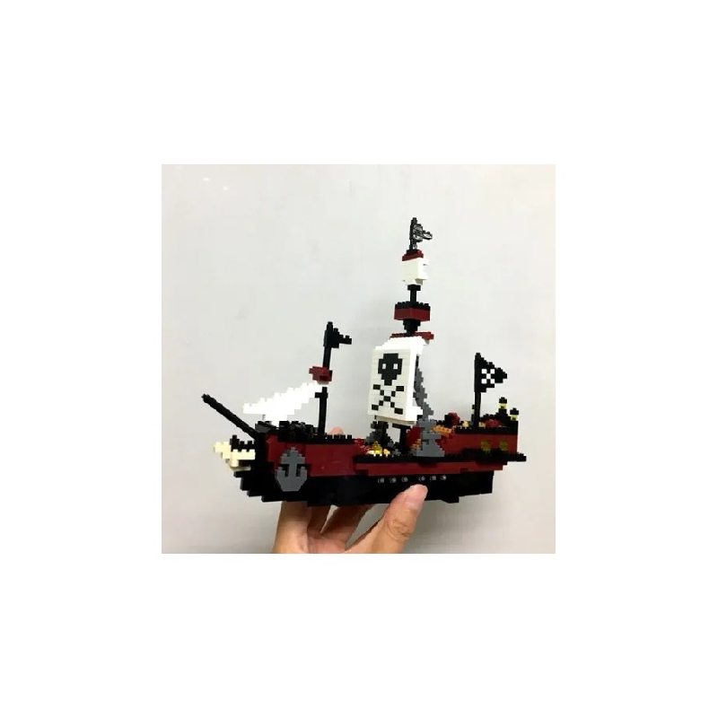 Foto 2 | Set De Construcción De 780 Piezas, Minibarco Pirata 3d - Venta Internacional.