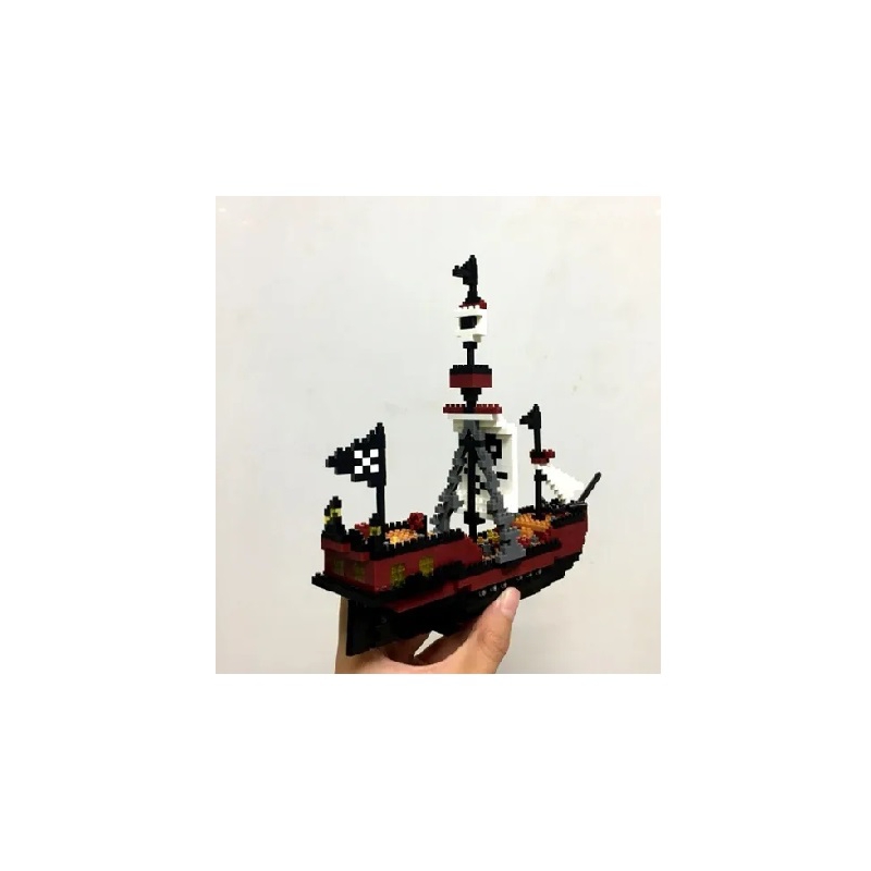 Foto 4 pulgar | Set De Construcción De 780 Piezas, Minibarco Pirata 3d - Venta Internacional.