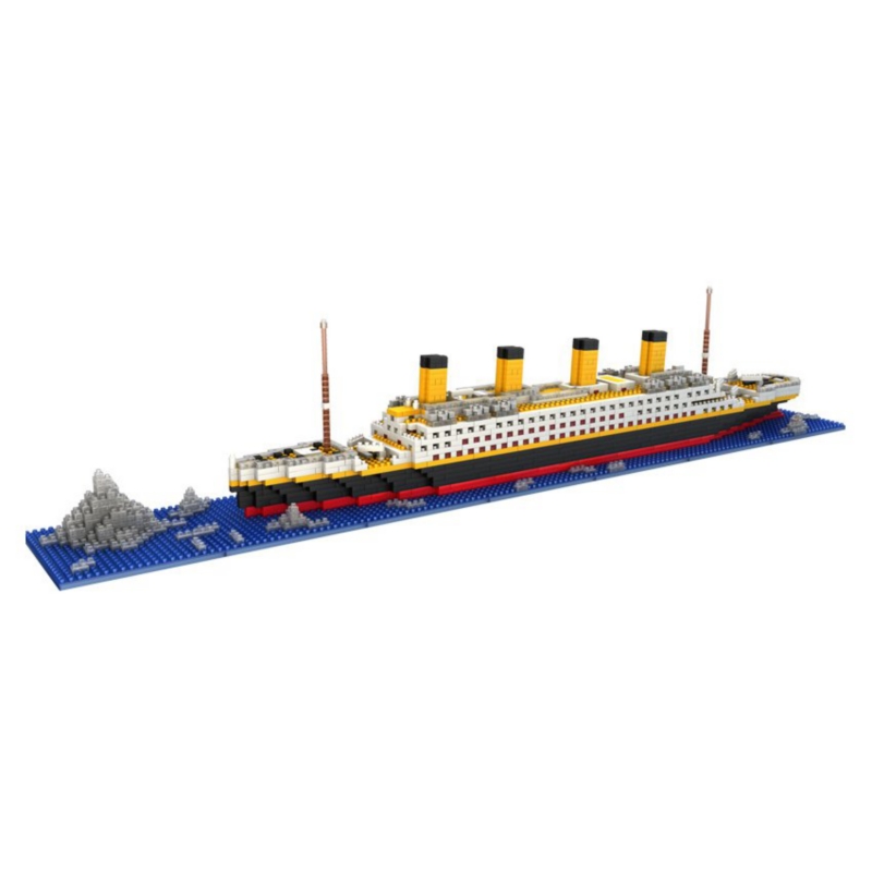 Foto 4 | Bloque De Construcción Titanic Boat Con Plástico Abs De 1860 Piezas - Venta Internacional.