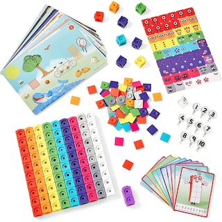 Foto 3 | Set De Construcción Con Bloques Numéricos Educativos, Cubos Matemáticos, 251 Piezas - Venta Internacional.