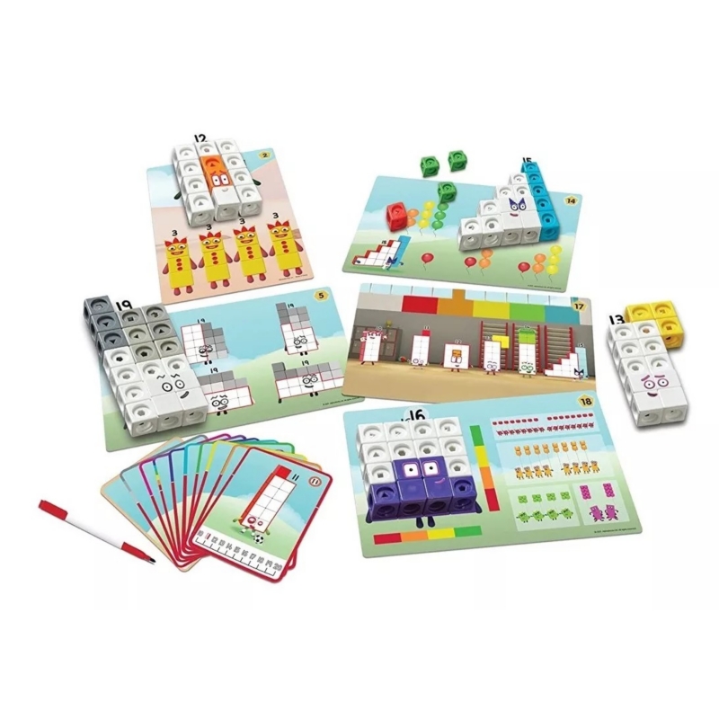 Foto 3 pulgar | Juego De Actividades Mathlink Cubes, Bloques Numéricos, 11 A 20, 290 Unidades - Venta Internacional.