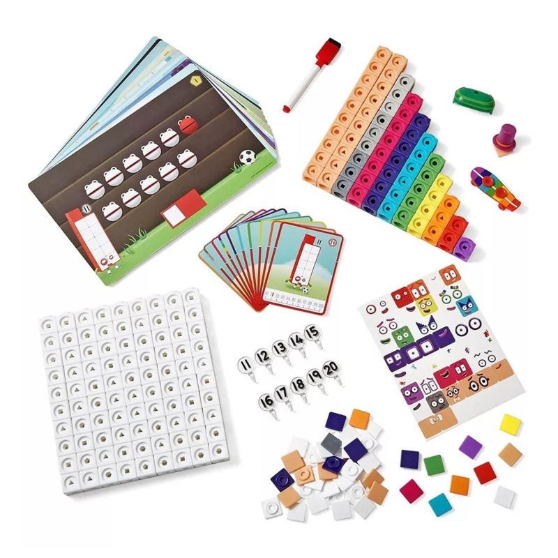 Foto 5 pulgar | Juego De Actividades Mathlink Cubes, Bloques Numéricos, 11 A 20, 290 Unidades - Venta Internacional.