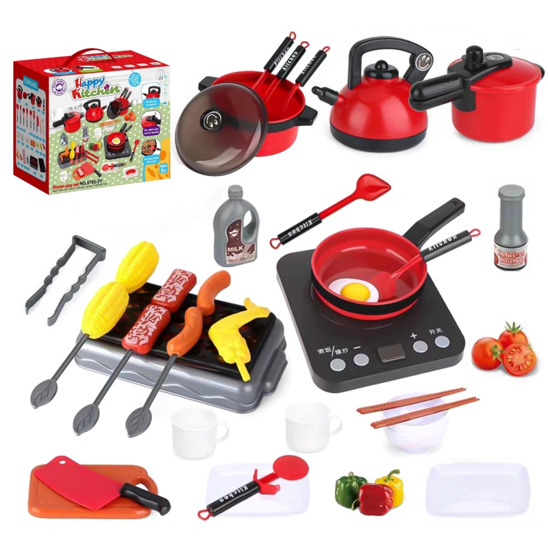 Foto 3 pulgar | Juego De Cocina De Juguete De 36 Piezas Para Niños Y Niñas - Venta Internacional.