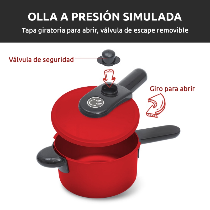Foto 4 pulgar | Juego De Cocina De Juguete De 36 Piezas Para Niños Y Niñas - Venta Internacional.