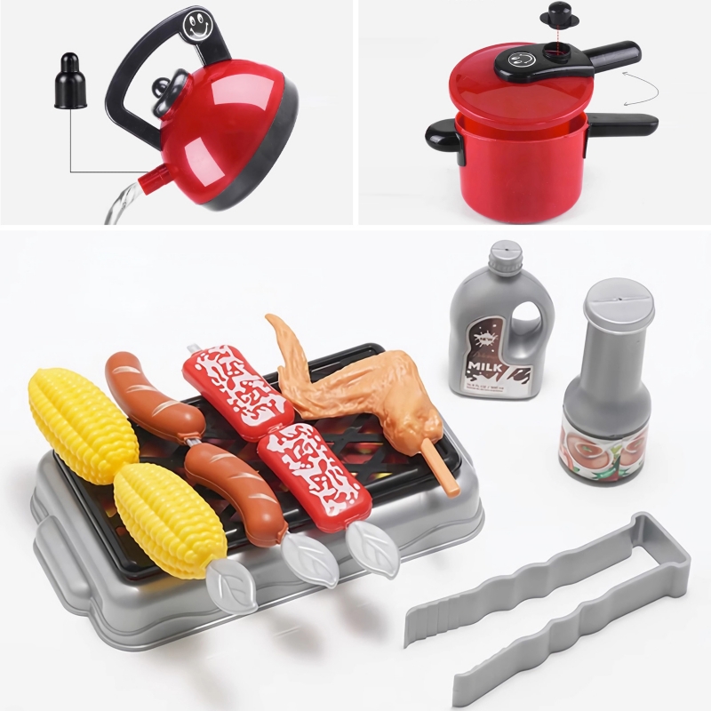 Foto 5 pulgar | Juego De Cocina De Juguete De 36 Piezas Para Niños Y Niñas - Venta Internacional.