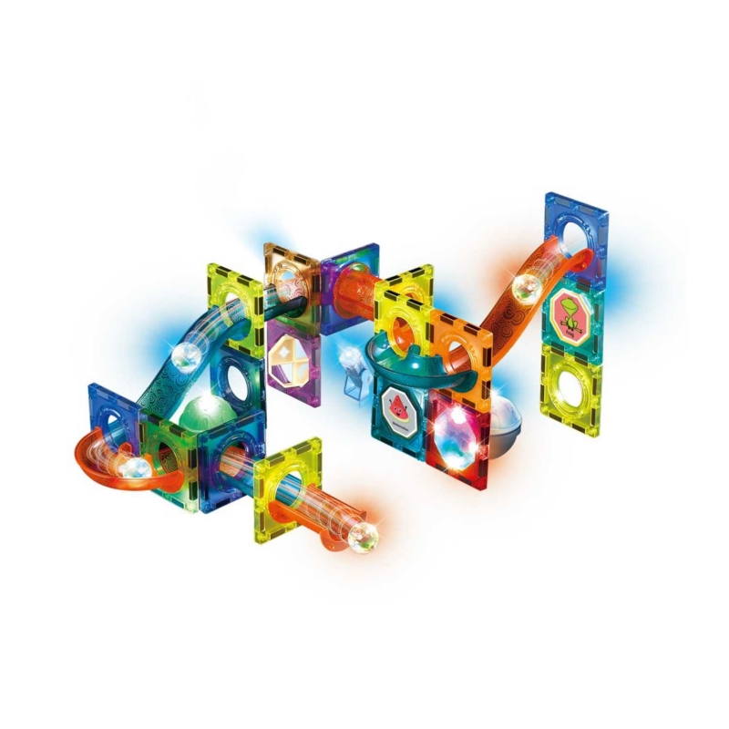 Foto 2 pulgar | Juguete Deslizante Con Bloques Magnéticos, 49 Piezas, Con Luces Para Niños Mayores De 3 Años - Venta Internacional.