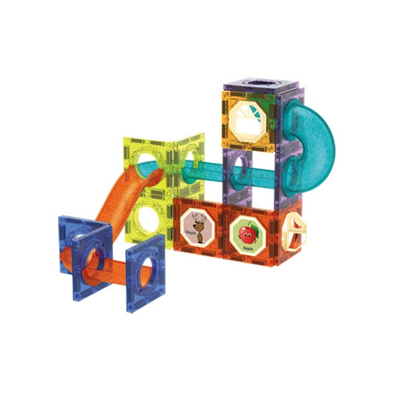 Foto 3 pulgar | Juguete Deslizante Con Bloques Magnéticos, 49 Piezas, Con Luces Para Niños Mayores De 3 Años - Venta Internacional.