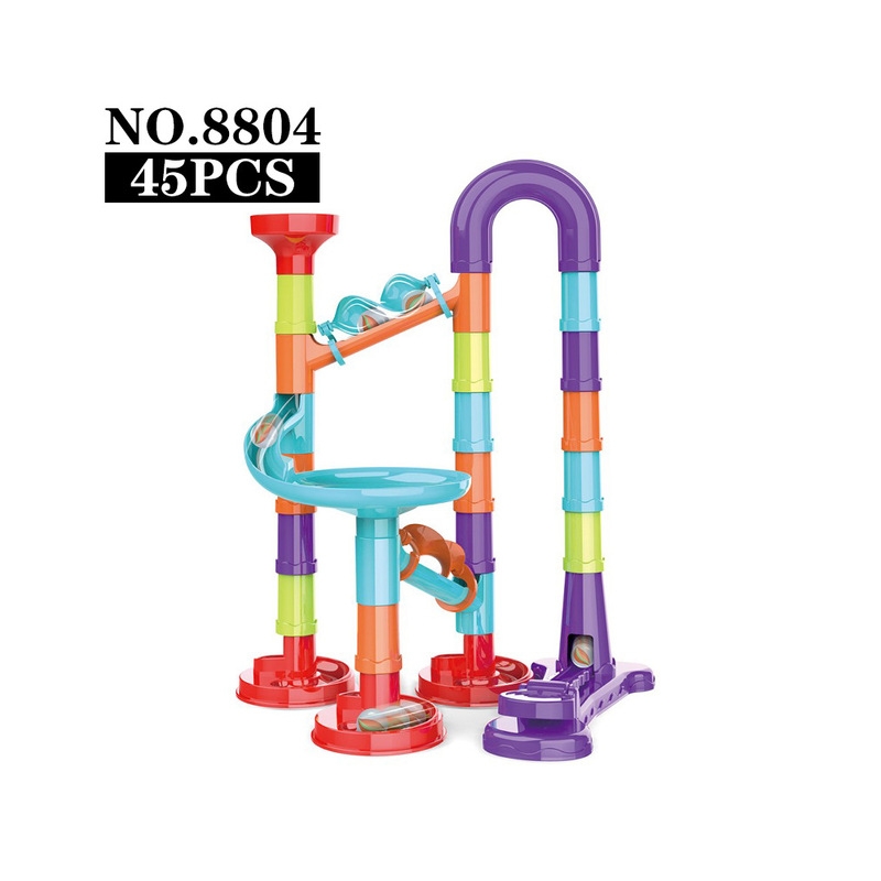 Juego De Bloques De Construcción De 45 Piezas Para Montar Carreras De Pelota - Venta Internacional.
