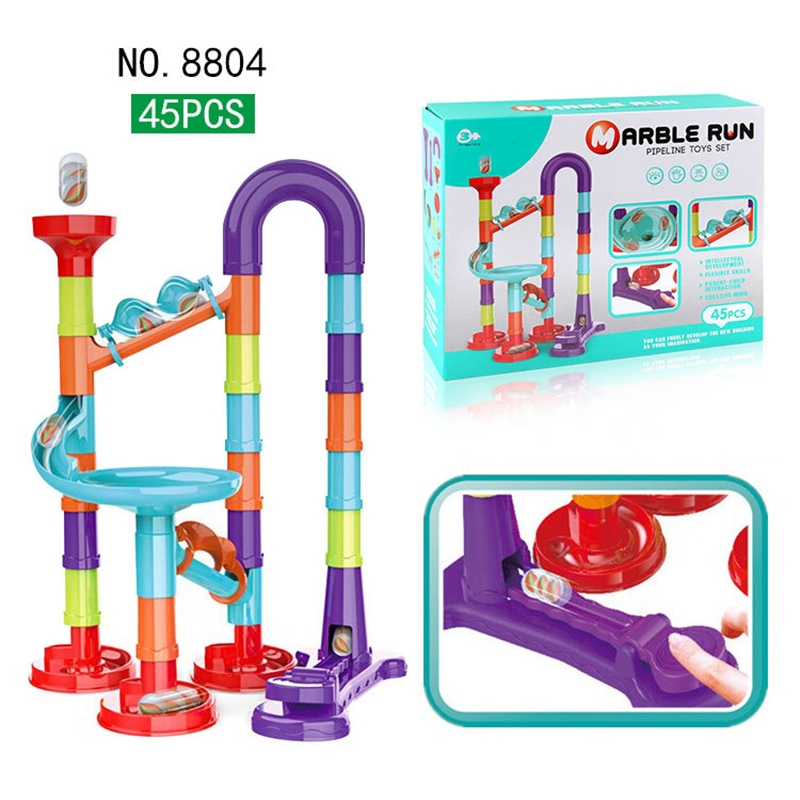 Foto 3 | Juego De Bloques De Construcción De 45 Piezas Para Montar Carreras De Pelota - Venta Internacional.