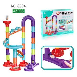 Foto 3 | Juego De Bloques De Construcción De 45 Piezas Para Montar Carreras De Pelota - Venta Internacional.