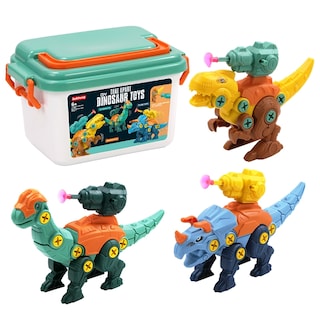 Foto 2 | Set De Construcción Dinosaurio En Caja Para Niños A Partir De 4 Años - Venta Internacional.