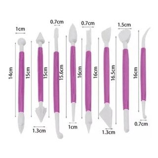 Foto 2 | Juego De Herramientas De Modelado Para Moldear Fondant Y Pastelería (8 Piezas) - Venta Internacional.