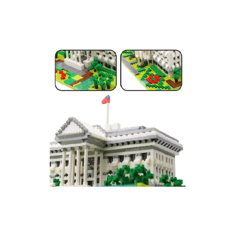 Foto 7 pulgar | Set De Construcción The White House 3d 2021 Pieces - Venta Internacional.