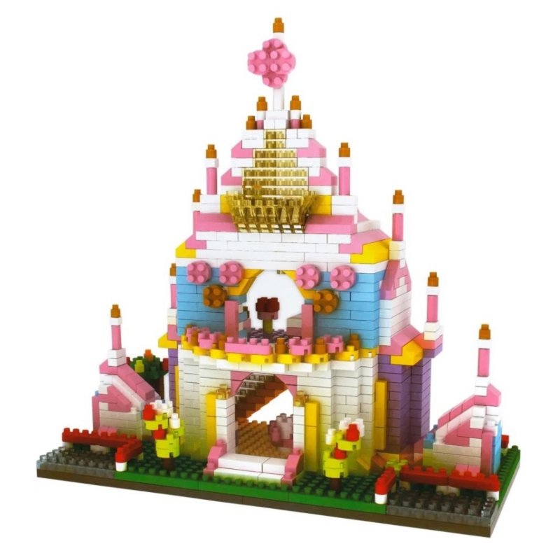 Set De Construcción Princess Villa 3d De 988 Piezas Para Más De 14 Años - Venta Internacional.