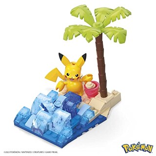 Foto 2 | Set De Construcción Mega Pokémon Pikachu's Beach Splash Con 79 Ladrillos - Venta Internacional.