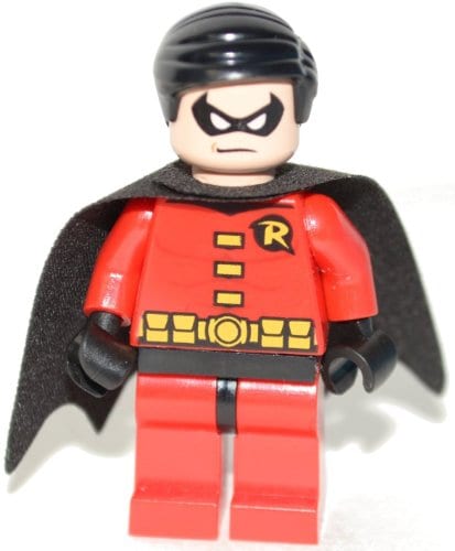 Lego Dc Comics Superhéroes Batman Minifigura - Robin (Rojo - Venta ...