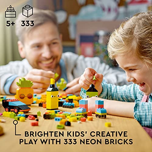 Foto 3 pulgar | Lego Classic Creative Neon Colors Fun Brick Box Set 11027, - Venta Internacional.