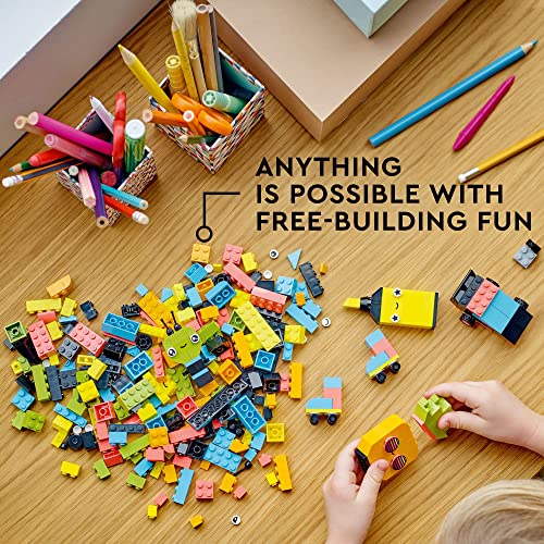 Foto 6 pulgar | Lego Classic Creative Neon Colors Fun Brick Box Set 11027, - Venta Internacional.