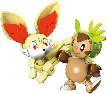 Foto 5 | Mega Construx Pokémon Chespin Vs. Fennekin - Venta Internacional.