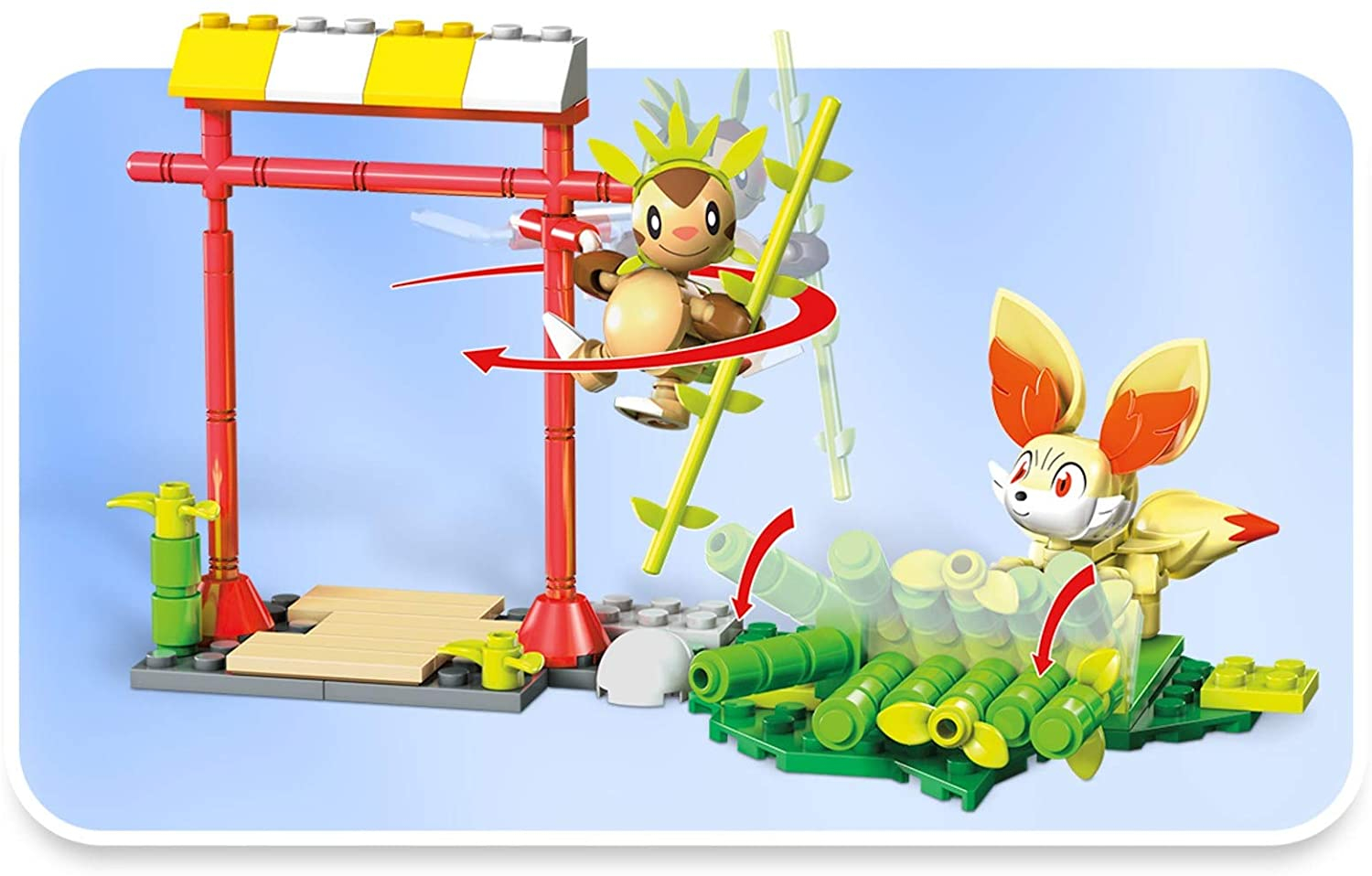 Foto 7 pulgar | Mega Construx Pokémon Chespin Vs. Fennekin - Venta Internacional.