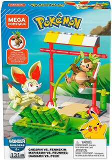 Foto 7 | Mega Construx Pokémon Chespin Vs. Fennekin - Venta Internacional.