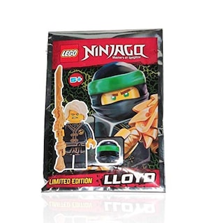 Foto 2 | Minifigura Lego Ninjago Lloyd Black Wu-cru, Camiseta De Entrenamiento - Venta Internacional.