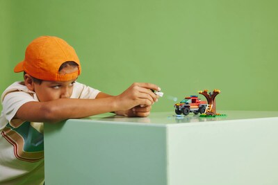 Foto 5 | Camión De Rescate Con Camión De Bomberos Lego City 4x4 60393, Juguete Para 5 Pl - Venta Internacional.