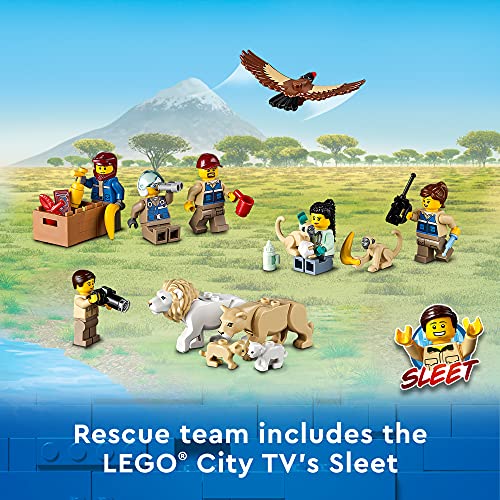 Foto 5 | Kit De Construcción Lego City Wildlife Rescue Camp 60307, An - Venta Internacional.