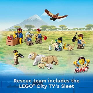 Foto 5 | Kit De Construcción Lego City Wildlife Rescue Camp 60307, An - Venta Internacional.