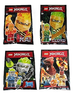 Foto 1 | Minifiguras Lego Ninjago Kai Lloyd Jay Y Pyro Whipper Fs Spi - Venta Internacional.