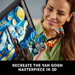 Foto 3 | Lego Ideas Vincent Van Gogh - La Noche Estrellada 21333 Buil - Venta Internacional.
