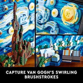 Foto 5 | Lego Ideas Vincent Van Gogh - La Noche Estrellada 21333 Buil - Venta Internacional.