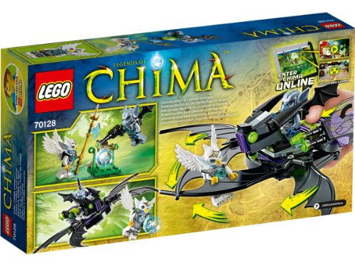 Foto 2 | Lego Chima (70128) Wing Striker De Braptor - Venta Internacional.