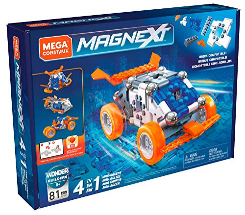 Foto 7 | Set De Construcción Magnext Mag-racers 81 Piezas - Venta Internacional.