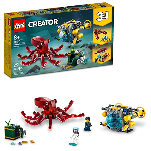 Foto 1 | Set De Construcción Sunken Treasure Mission Para Mayores De 8 Años (522 Piezas) - Venta Internacional.