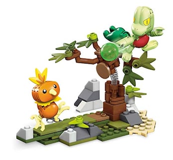 Foto 2 | Mega Construx Pokémon Torchic Vs. Treecko - Venta Internacional.