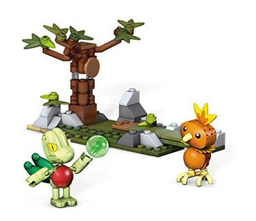 Foto 4 | Mega Construx Pokémon Torchic Vs. Treecko - Venta Internacional.