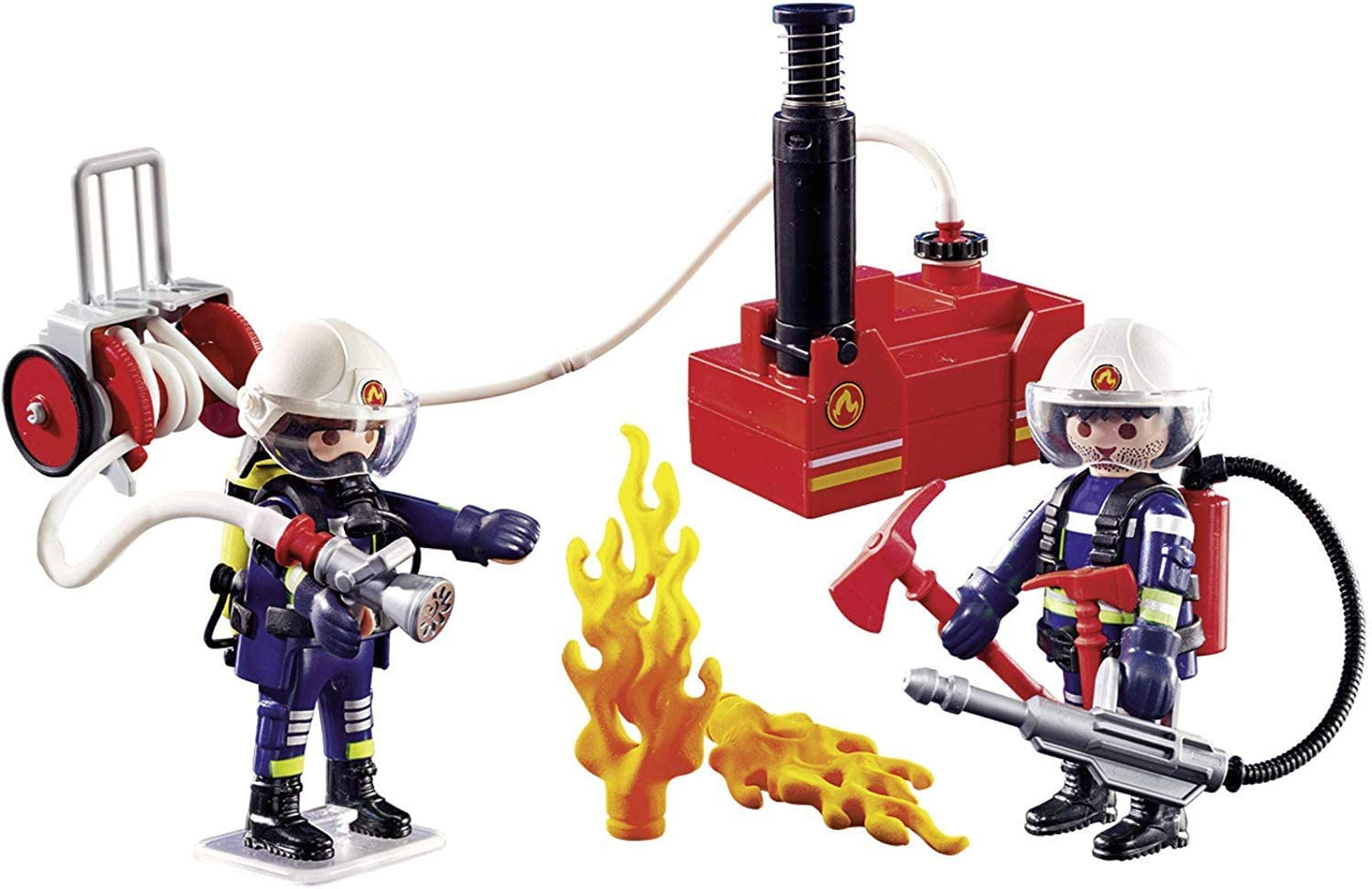 Foto 4 pulgar | Bomberos de Juguete Playmobil Con Bomba de Agua 40 Piezas Más de 4 Años - Venta Internacional