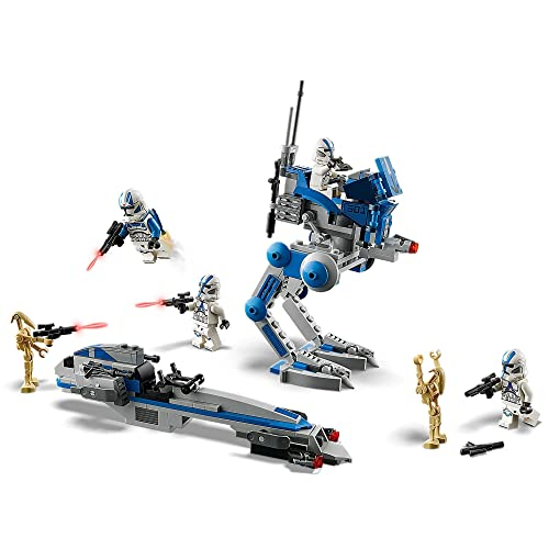 Foto 2 | Lego 75280 Star Wars 501st Legion Clone Troopers Set Con Droides De Batalla Y At-rt Walker - Venta Internacional.