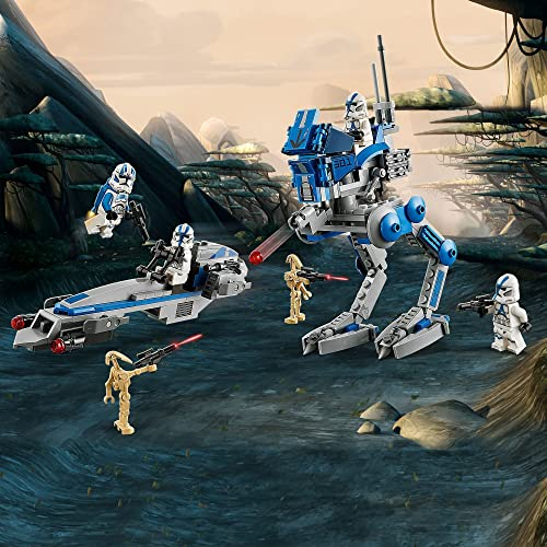 Foto 7 | Lego 75280 Star Wars 501st Legion Clone Troopers Set Con Droides De Batalla Y At-rt Walker - Venta Internacional.