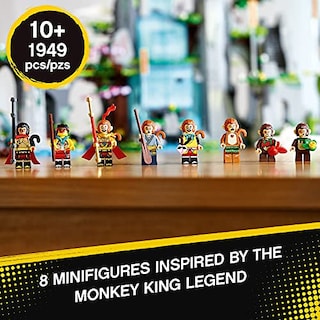 Foto 6 | Juguete Lego Monkie Kid La Legendaria Montaña De Flores Y Frutas 8002 - Venta Internacional.