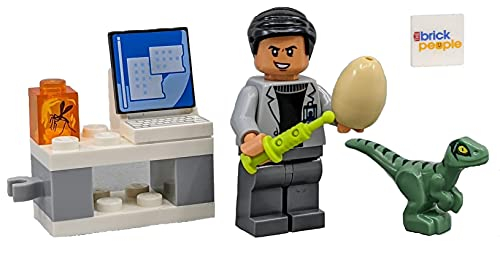 Lego Jurassic World: Laboratorio Dr. Wu Con Baby Dino Y Amber Resin - Venta Internacional.