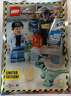 Foto 2 | Lego Jurassic World: Laboratorio Dr. Wu Con Baby Dino Y Amber Resin - Venta Internacional.