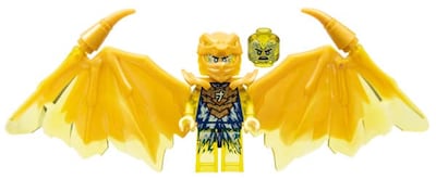 Foto 5 | Minifigura Lego Ninjago Crystalized: Jay Golden Dragon Con I - Venta Internacional.